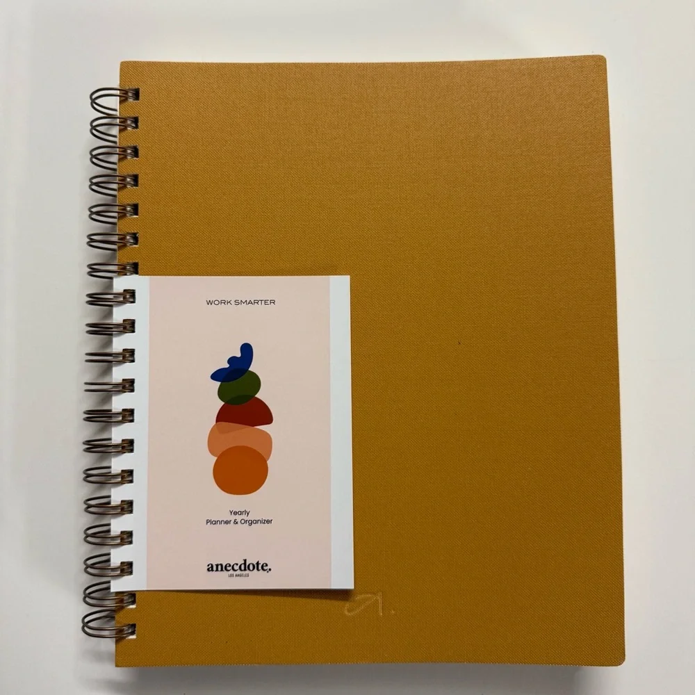Anecdote Undated Yearly Planner & Organizer